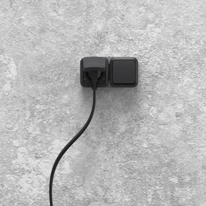 QUARX Aqua Pro Outdoor Switch and Socket, IP55, 250V, 16A