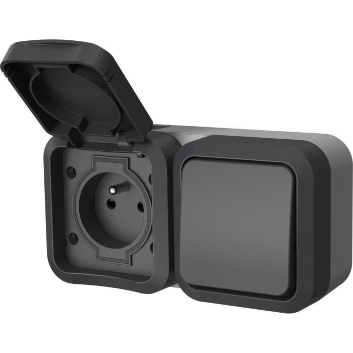 QUARX Aqua Pro Outdoor Switch and Socket, IP55, 250V, 16A