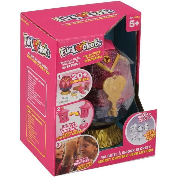 Taldec Jewelry Box - My Secret Jewelry Box - Over 20 Surprises - Pink - For Ages 4+
