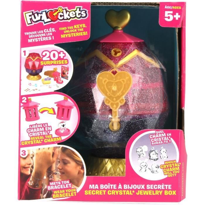 Taldec Jewelry Box - My Secret Jewelry Box - Over 20 Surprises - Pink - For Ages 4+