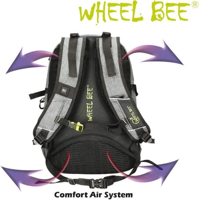 SCHILDKRÖT - Backpack - Wheel Bee Revolution - LED - 600D Polyester - 30 L