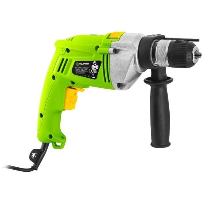 Fieldmann Hammer Drill - FDV 200751-E - 230V/50Hz, 750W - 13 mm Keyless Chuck