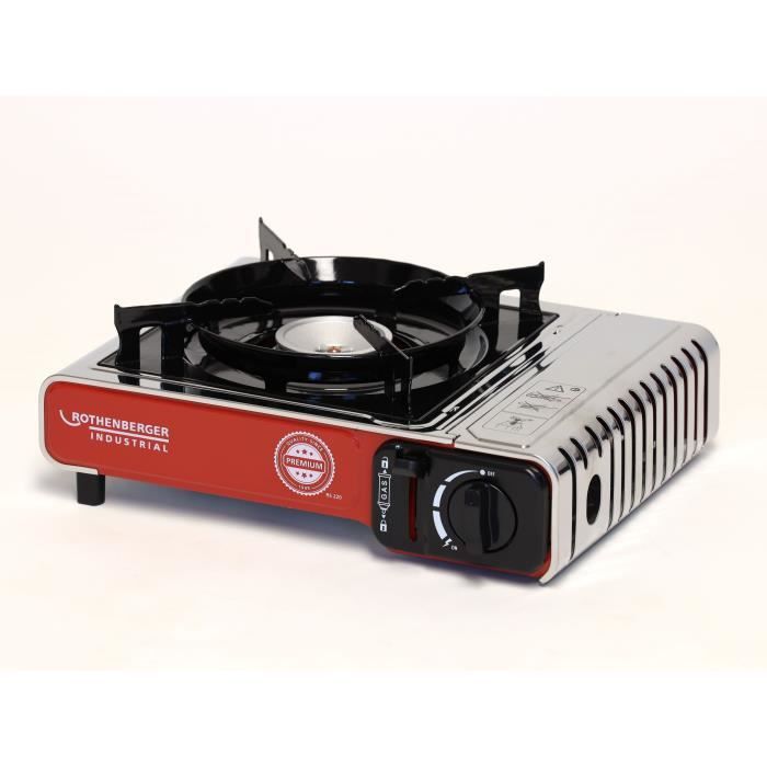 ROTHENBERGER PREMIUM RS 220 Gas Stove - 2200 W - Grey and Black