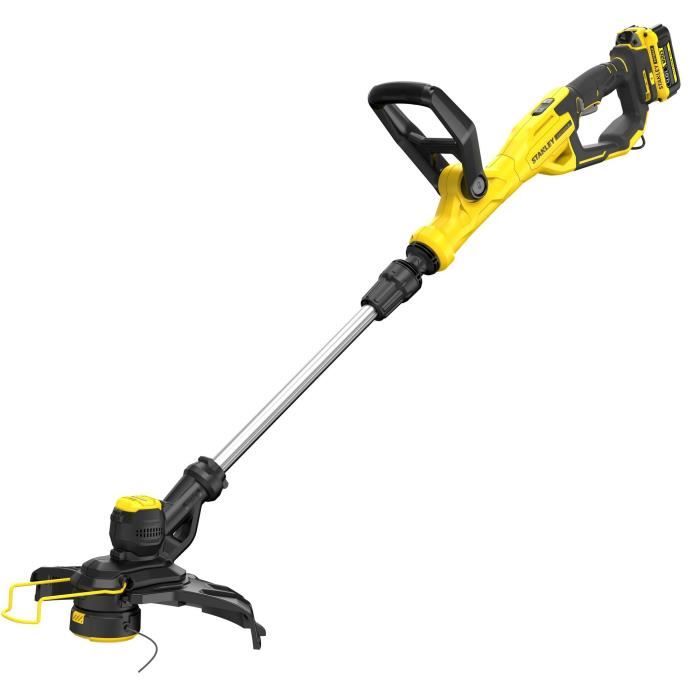Stanley Fatmax Cordless Grass Trimmer - 18V - 33 cm Cutting Width - Includes 4Ah Battery & Charger SFMCST933M1-QW