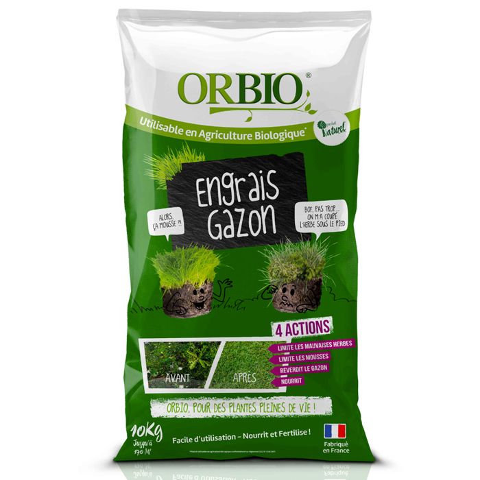 ORBIO Lawn Fertilizer - Promotes Density and Greenness