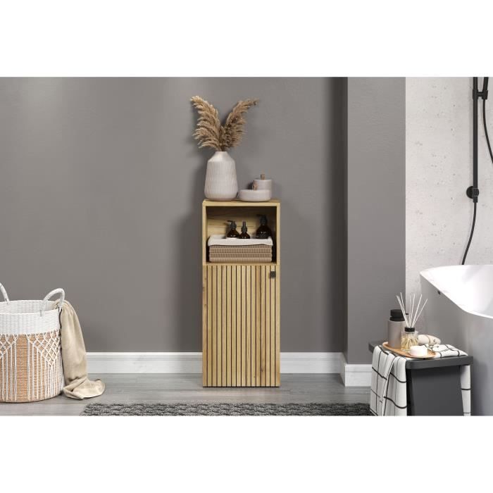 PureBliss Bathroom Cabinet - Oak Decor