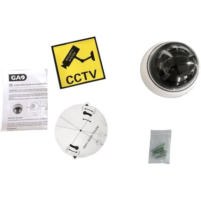 Dummy Camera - LINK2HOME - Dome - Flashing Red LED - Easy Installation - Wireless