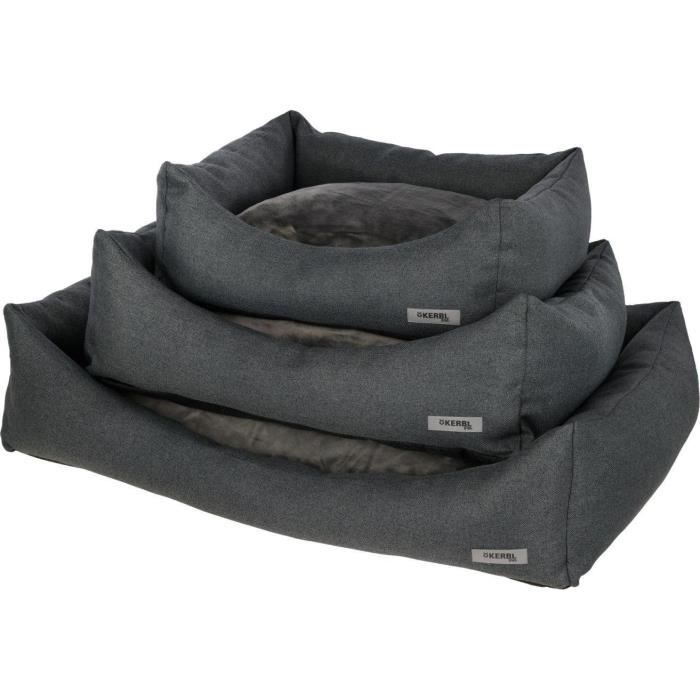 KERBL Memory Foam Basket - Platinum Ortho - Grey - 65 x 55 x 20 cm