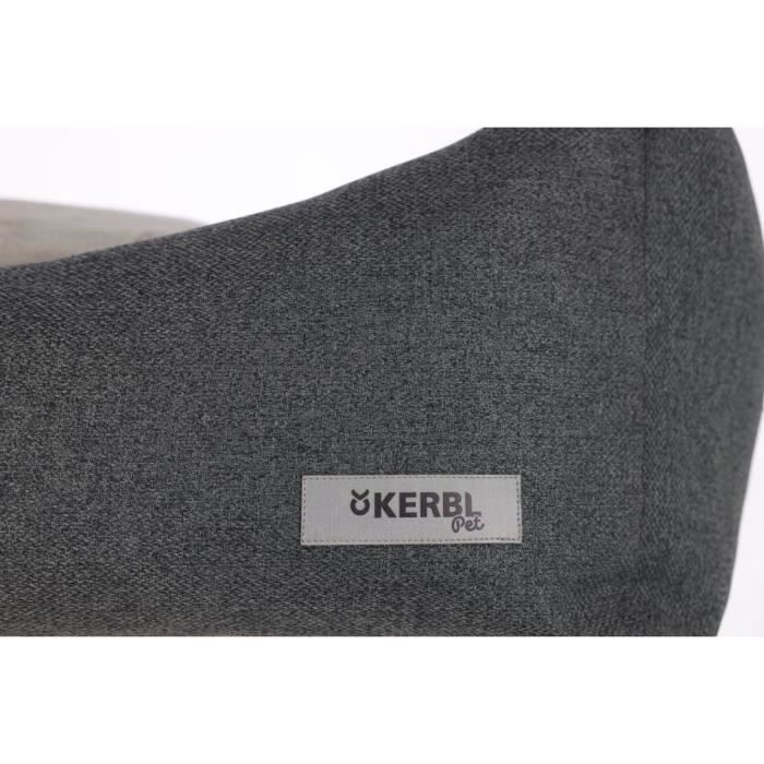 KERBL Memory Foam Basket - Platinum Ortho - Grey - 65 x 55 x 20 cm