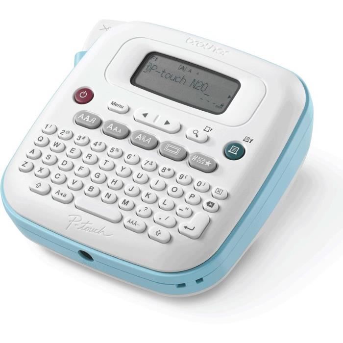 BROTHER Thermal Label Maker PT-N20 - QWERTY Keyboard & Backlit LCD Screen