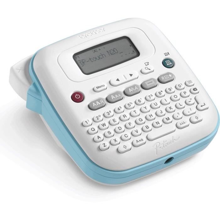 BROTHER Thermal Label Maker PT-N20 - QWERTY Keyboard & Backlit LCD Screen
