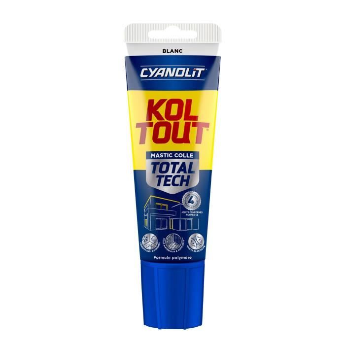 CYANOLIT Total tech White Adhesive - 125 ml Tube - Multipurpose - High Strength