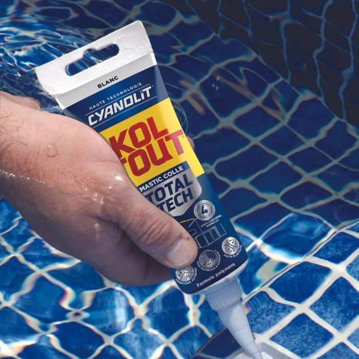 CYANOLIT Total tech White Adhesive - 125 ml Tube - Multipurpose - High Strength