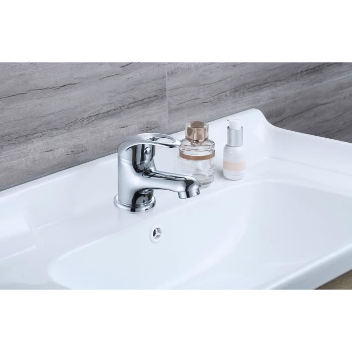 EDOUARD ROUSSEAU JOKER Basin Mixer Tap - Chrome - 35 mm Cartridge
