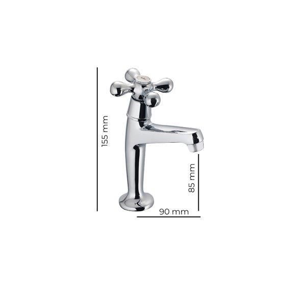 EDOUARD ROUSSEAU NUUK Infrared Basin Mixer Tap - Chrome - Automatic Activation