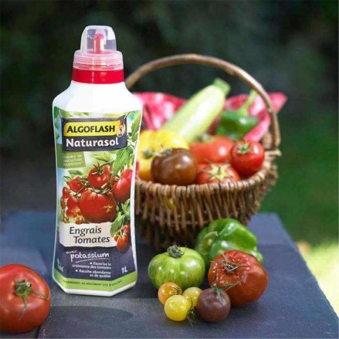 ALGOFLASH Liquid Tomato Fertilizer - 1 L - Organic