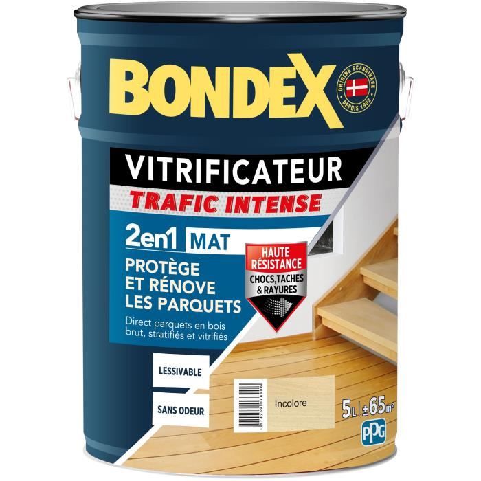 BONDEX Colorless Heavy-Traffic Varnish - 446439 - Matte - 5 L