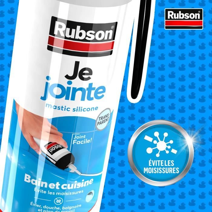 RUBSON Sanitary Sealant - Trigger Applicator - White - 200 ml