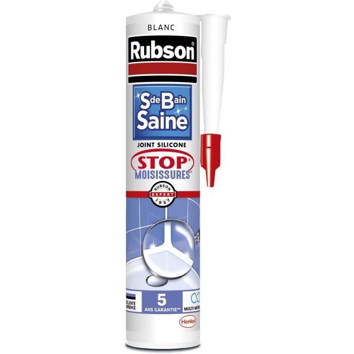 STOP MOLD Anti-Mold Silicone Sealant - White Bathroom - Cartridge