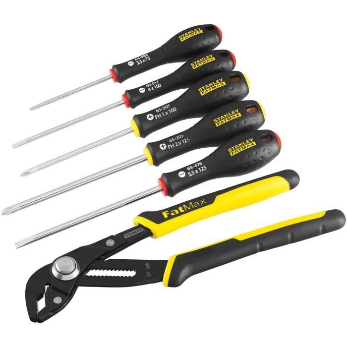 STANLEY FATMAX 6-Piece Tool Set - FMHT0-62639 - Locking Pliers and Screwdrivers