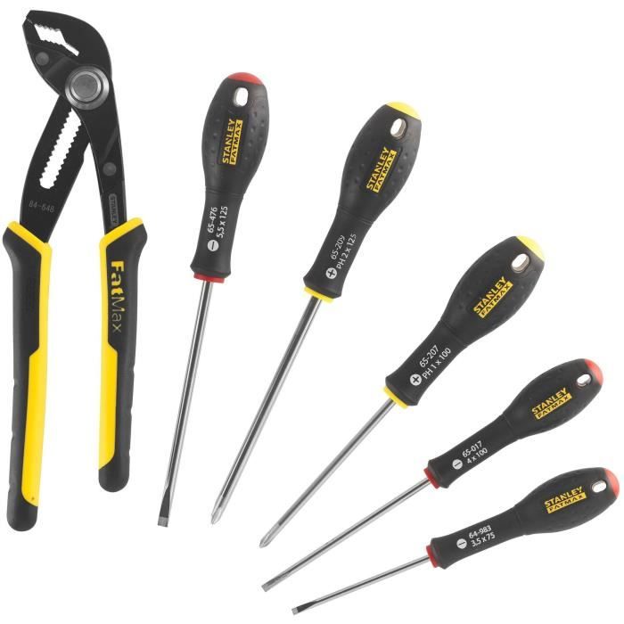 STANLEY FATMAX 6-Piece Tool Set - FMHT0-62639 - Locking Pliers and Screwdrivers