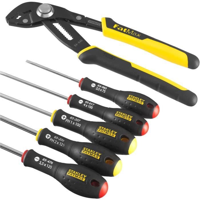 STANLEY FATMAX 6-Piece Tool Set - FMHT0-62639 - Locking Pliers and Screwdrivers