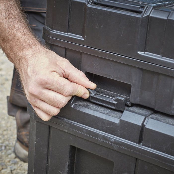 STANLEY Large Capacity Mobile Tool Box with Telescopic Handle - FMST1-75753