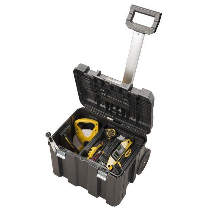 STANLEY Large Capacity Mobile Tool Box with Telescopic Handle - FMST1-75753