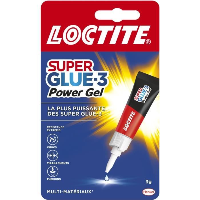 Loctite Super Glue-3 Power Flex Gel - Instant Strong Adhesive - 3 g Tube 3-g-Tube