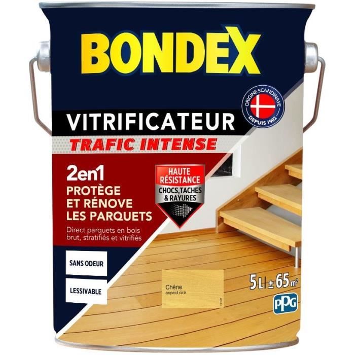 BONDEX Heavy Traffic Varnish - Waxed Oak - Satin - 5 L
