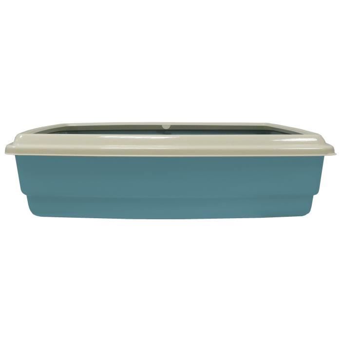 AIME Litter Box with Rim 54 x 40 x 14 cm + Scoop - For Cats