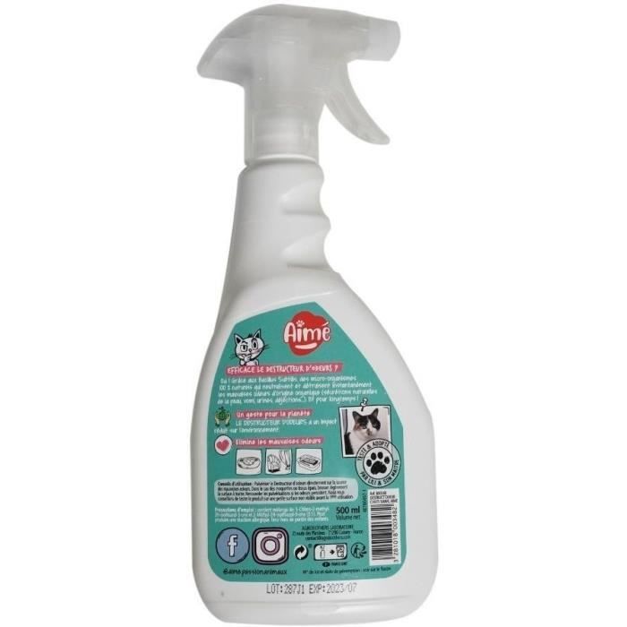 AIMÉ Pet Odor Eliminator Spray - 500 ml - Lily of the Valley Scent