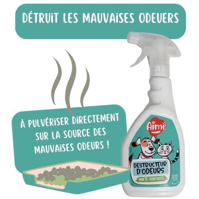 AIMÉ Pet Odor Eliminator Spray - 500 ml - Lily of the Valley Scent