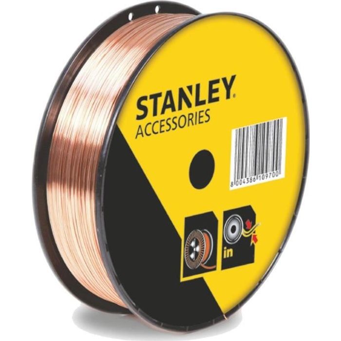 STANLEY Steel Wire Spool for MIG/MAG Welding - Ø0.9 mm - 0.9 kg