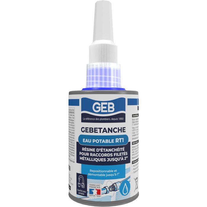 GEB Gebetanche RT1 Sealing Resin - Drinking Water Compatible - 75 ml