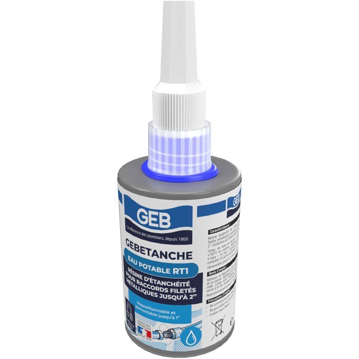 GEB Gebetanche RT1 Sealing Resin - Drinking Water Compatible - 75 ml