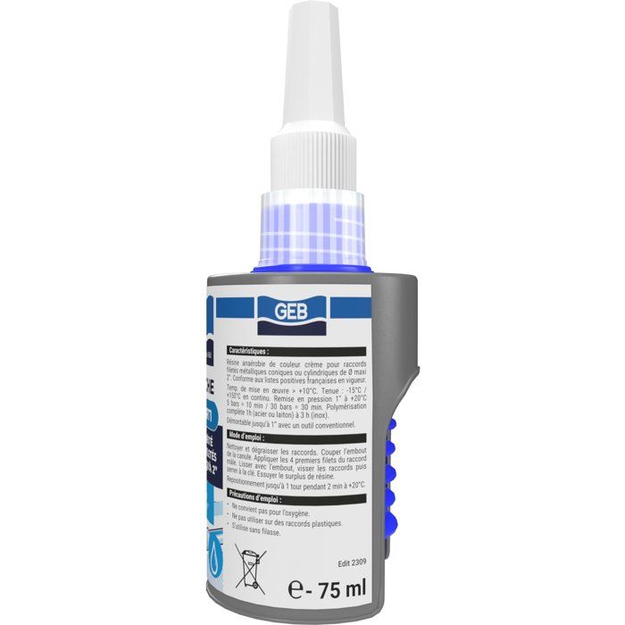 GEB Gebetanche RT1 Sealing Resin - Drinking Water Compatible - 75 ml