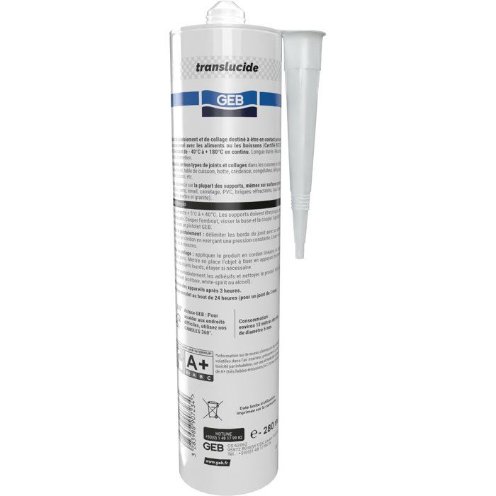 GEB Food-Grade Silicone - Translucent - 310 ml