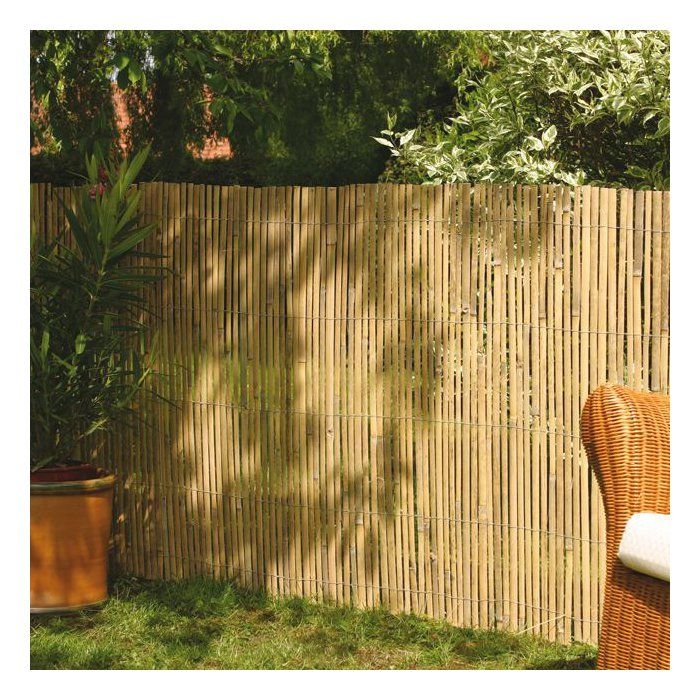 NATURAL Reed Fencing - Split Bamboo - 3 x 1 m