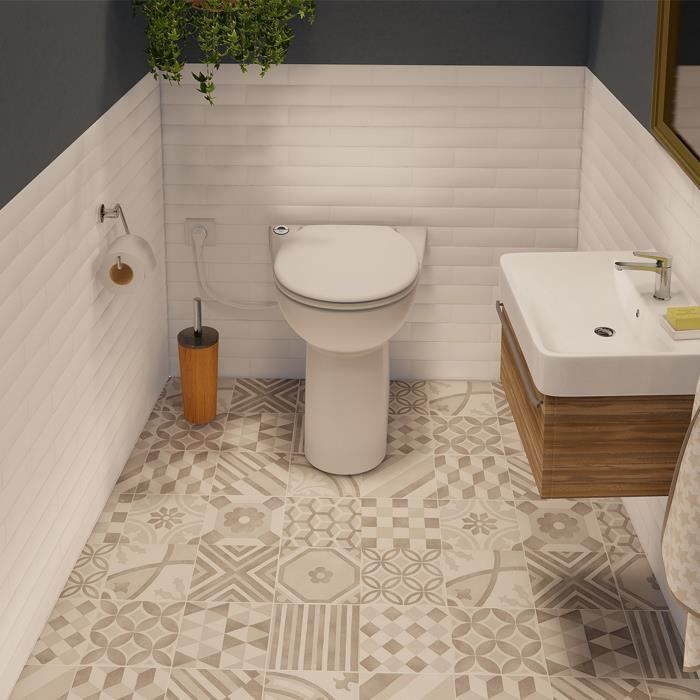 SFA SANICOMPACT 43 ECO + WC Pan with Integrated Macerator - C43STD