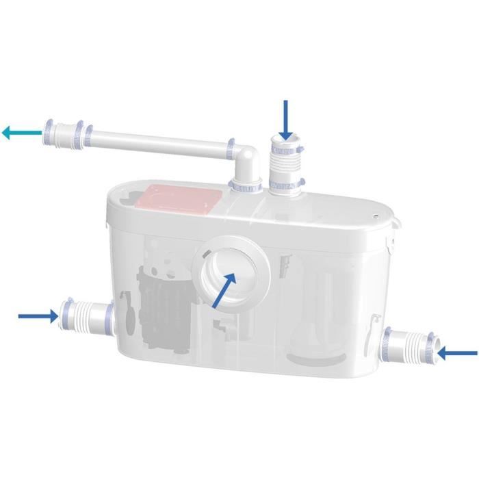 SFA Saniaccess 3 Wastewater Pump - 4 Inlets - Powerful & Quiet