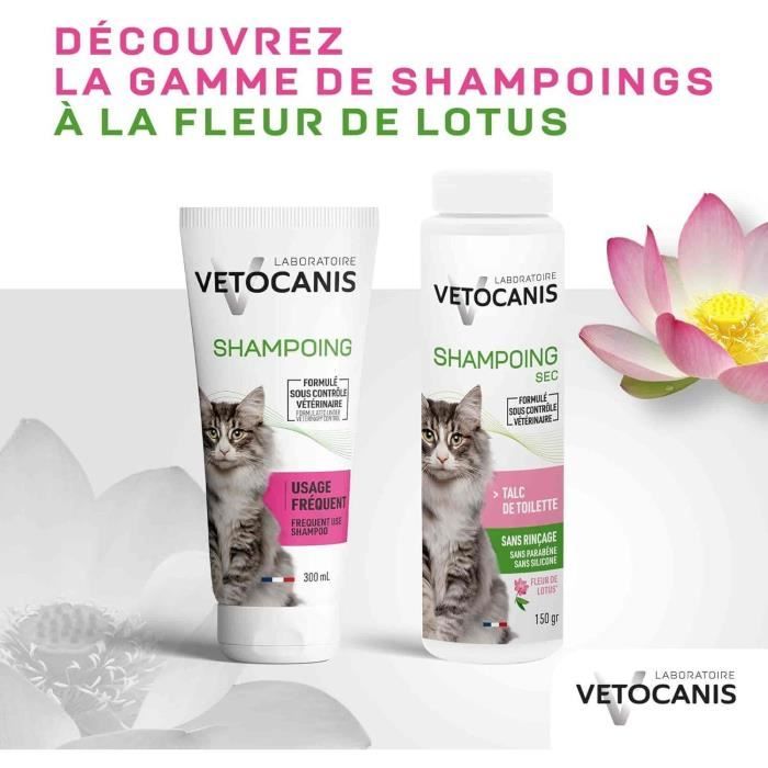Dry Shampoo - VETOCANIS - 150 g for Cats