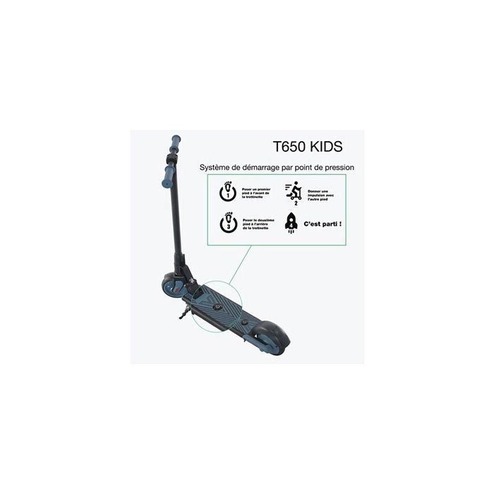 WISPEED T650 BLUE Electric Scooter - Children's Electric Scooter