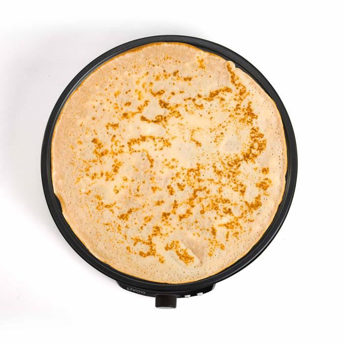 LIVOO DOP196 Crepe Maker - 30 cm - 1000W - Adjustable Thermostat - Black