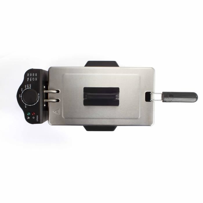 LIVOO Deep Fryer DOC216 - 3 L Capacity - 2000W - Removable Bowl & Basket