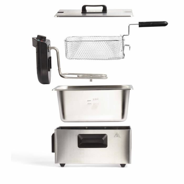 LIVOO Deep Fryer DOC216 - 3 L Capacity - 2000W - Removable Bowl & Basket