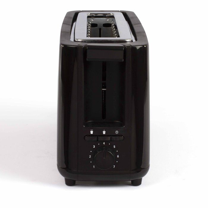 LIVOO Long Slot Toaster - DOD168N - 900W - 7 Browning Levels - Black