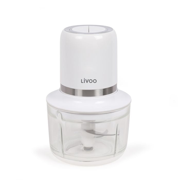 LIVOO Cordless Electric Food Chopper - 200W - 1.2 L - 4 Steel Blades