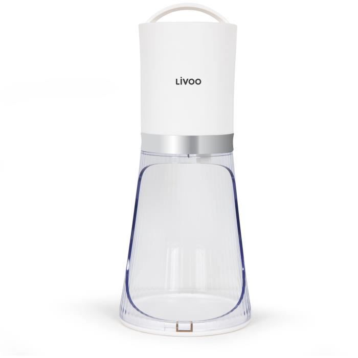 LIVOO Ice Crusher - DOM462 - 150 mL Capacity - Automatic Start - Stainless Steel Blade