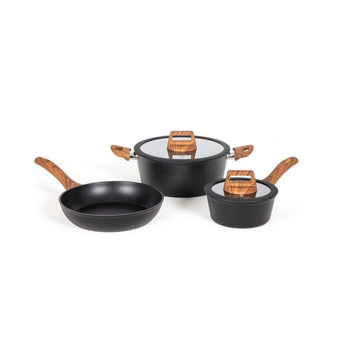 LIVOO Cookware Set - MEP147 - Induction - Non-stick Aluminum - 5 Pieces